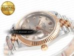 Rolex DateJust 41 126331 904L SS/RG Clean 1:1 Best Edition Steel Silver Diamond Stick Dial on Jubilee Bracelet VR3235 - Görsel 6