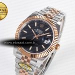 Rolex DateJust 41 126331 ARF 1:1 Best Edition 904L Steel Black Dial on SS/RG Jubilee Bracelet SH3235（Gain Weight）