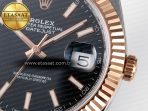 Rolex DateJust 41 126331 ARF 1:1 Best Edition 904L Steel Black Dial on SS/RG Jubilee Bracelet SH3235（Gain Weight） - Görsel 12