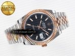 Rolex DateJust 41 126331 ARF 1:1 Best Edition 904L Steel Black Dial on SS/RG Jubilee Bracelet SH3235（Gain Weight） - Görsel 8