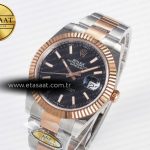 Rolex DateJust 41 126331 ARF 1:1 Best Edition 904L Steel Black Dial on SS/RG Oyster Bracelet SH3235（Gain Weight）
