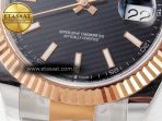 Rolex DateJust 41 126331 ARF 1:1 Best Edition 904L Steel Black Dial on SS/RG Oyster Bracelet SH3235（Gain Weight） - Görsel 13