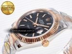 Rolex DateJust 41 126331 ARF 1:1 Best Edition 904L Steel Black Dial on SS/RG Oyster Bracelet SH3235（Gain Weight） - Görsel 6