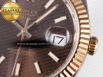 Rolex DateJust 41 126331 ARF 1:1 Best Edition 904L Steel Brown Dial on SS/RG Jubilee Bracelet SH3235(Gain Weight) - Görsel 11
