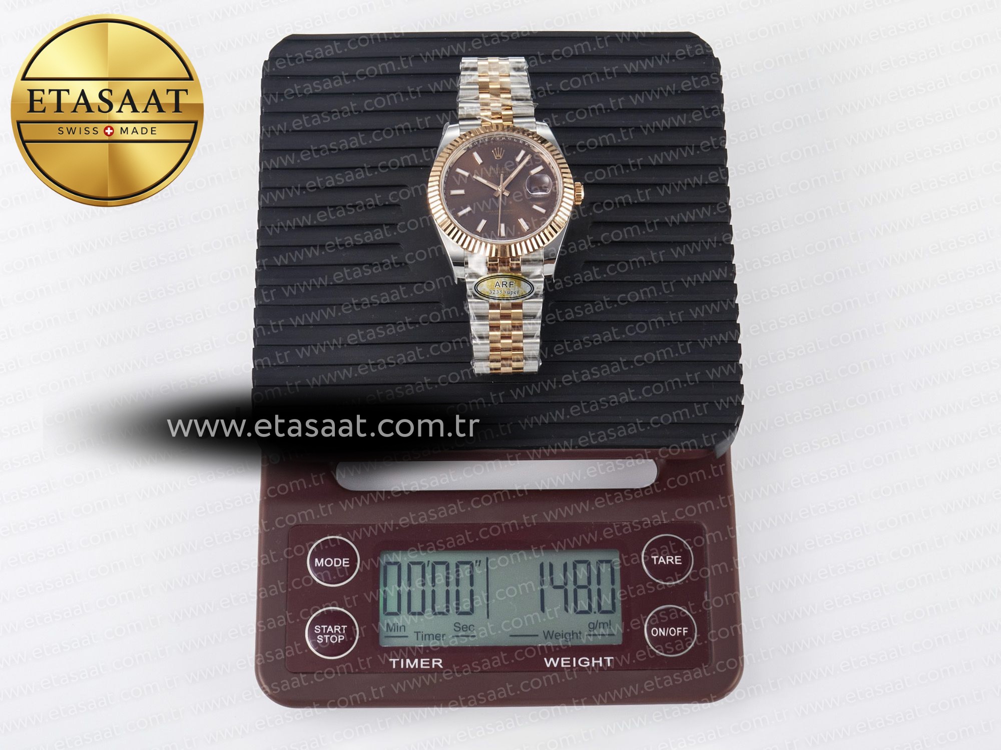DateJust 41 126331 ARF 1:1 Best Edition 904L Steel Brown Dial on SS/RG Jubilee Bracelet SH3235(Gain Weight) - Resim 35 Rolex DateJust 41 126331 ARF 1:1 Best Edition 904L Steel Brown Dial on SS/RG Jubilee Bracelet SH3235(Gain Weight) - Görsel 35