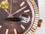 Rolex DateJust 41 126331 ARF 1:1 Best Edition 904L Steel Brown Dial on SS/RG Oyster Bracelet SH3235(Gain Weight) - Görsel 12