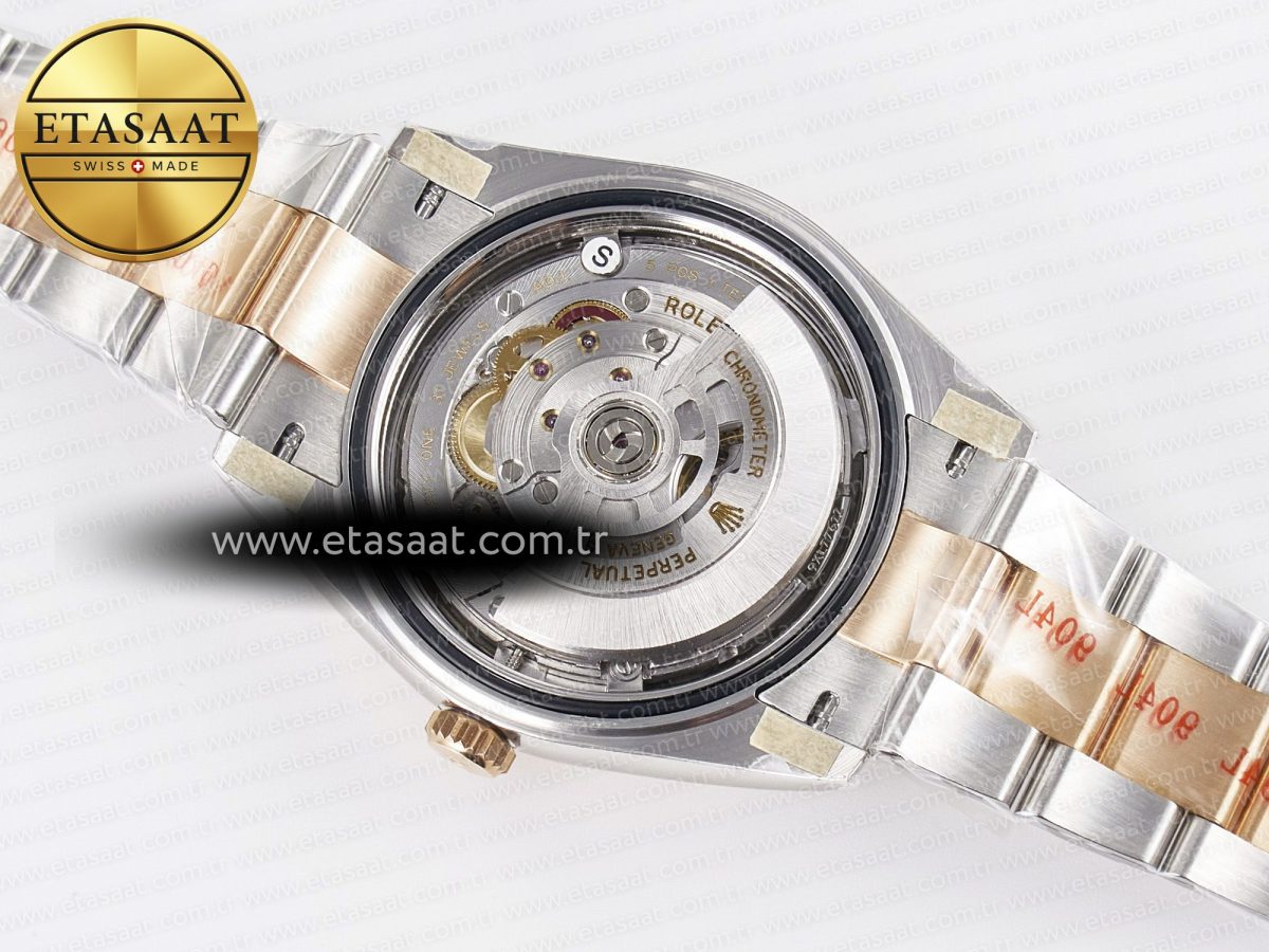 Rolex DateJust 41 126331 ARF 1:1 Best Edition 904L Steel Brown Dial on SS/RG Oyster Bracelet SH3235（Gain Weight） - Görsel 19