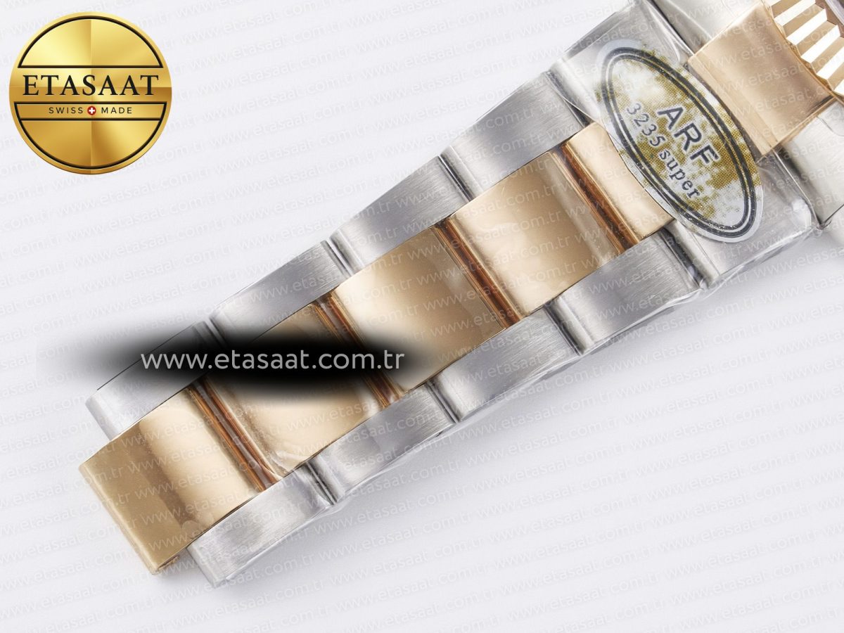 Rolex DateJust 41 126331 ARF 1:1 Best Edition 904L Steel Brown Dial on SS/RG Oyster Bracelet SH3235（Gain Weight） - Görsel 26