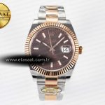 Rolex Datejust 41 126331 ARF Kahve Kadran Oyster Ağır Kasa Eta Saat - Görsel 3 - 1:1 Süper Klon Saat