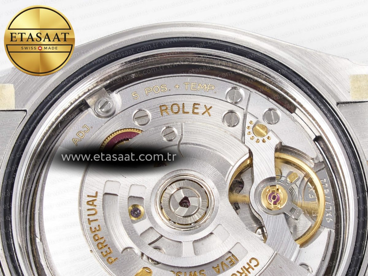 Rolex DateJust 41 126331 ARF 1:1 Best Edition 904L Steel Brown Diamonds Dial on SS/RG Jubilee Bracelet SH3235（Gain Weight） - Görsel 22