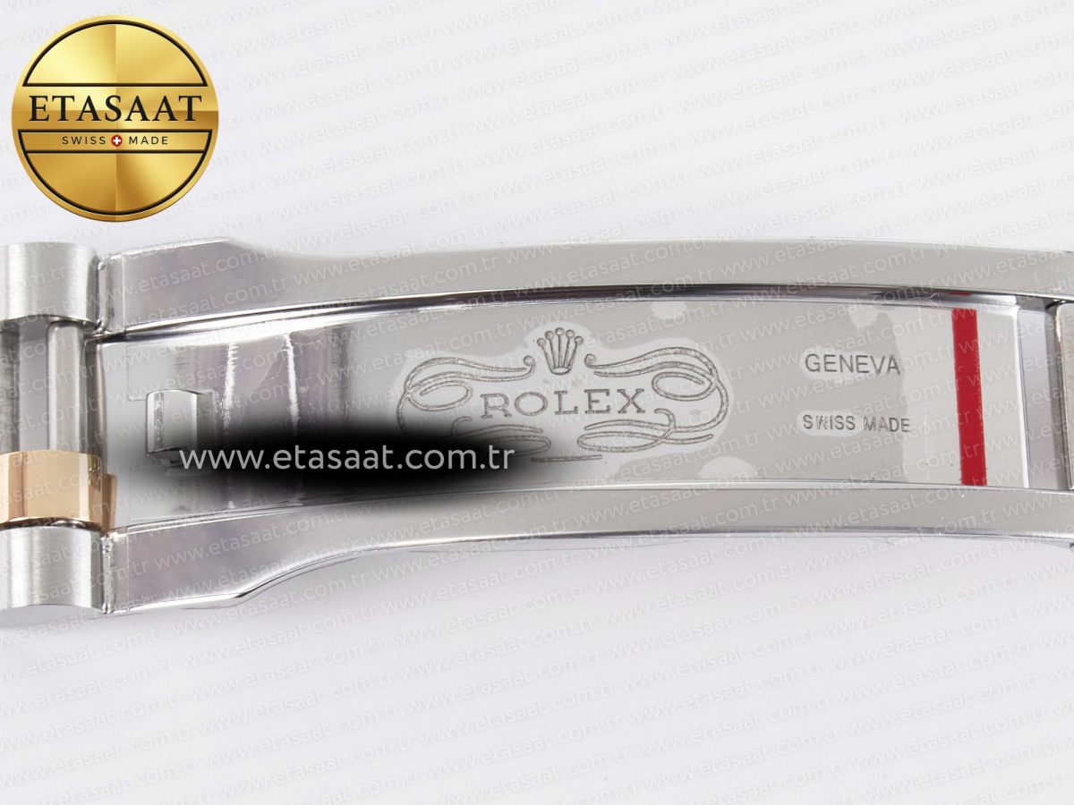 Rolex DateJust 41 126331 ARF 1:1 Best Edition 904L Steel Brown Diamonds Dial on SS/RG Jubilee Bracelet SH3235（Gain Weight） - Görsel 34