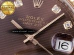 Rolex DateJust 41 126331 ARF 1:1 Best Edition 904L Steel Brown Diamonds Dial on SS/RG Oyster Bracelet SH3235(Gain Weight) - Görsel 11
