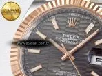 Rolex DateJust 41 126331 ARF 1:1 Best Edition 904L Steel Gray Textured Dial on SS/RG Jubilee Bracelet SH3235（Gain Weight） - Görsel 10