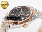 Rolex DateJust 41 126331 ARF 1:1 Best Edition 904L Steel Gray Textured Dial on SS/RG Jubilee Bracelet SH3235（Gain Weight） - Görsel 6