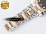 Rolex DateJust 41 126331 ARF 1:1 Best Edition 904L Steel Gray Textured Dial on SS/RG Oyster Bracelet SH3235(Gain Weight) - Görsel 26