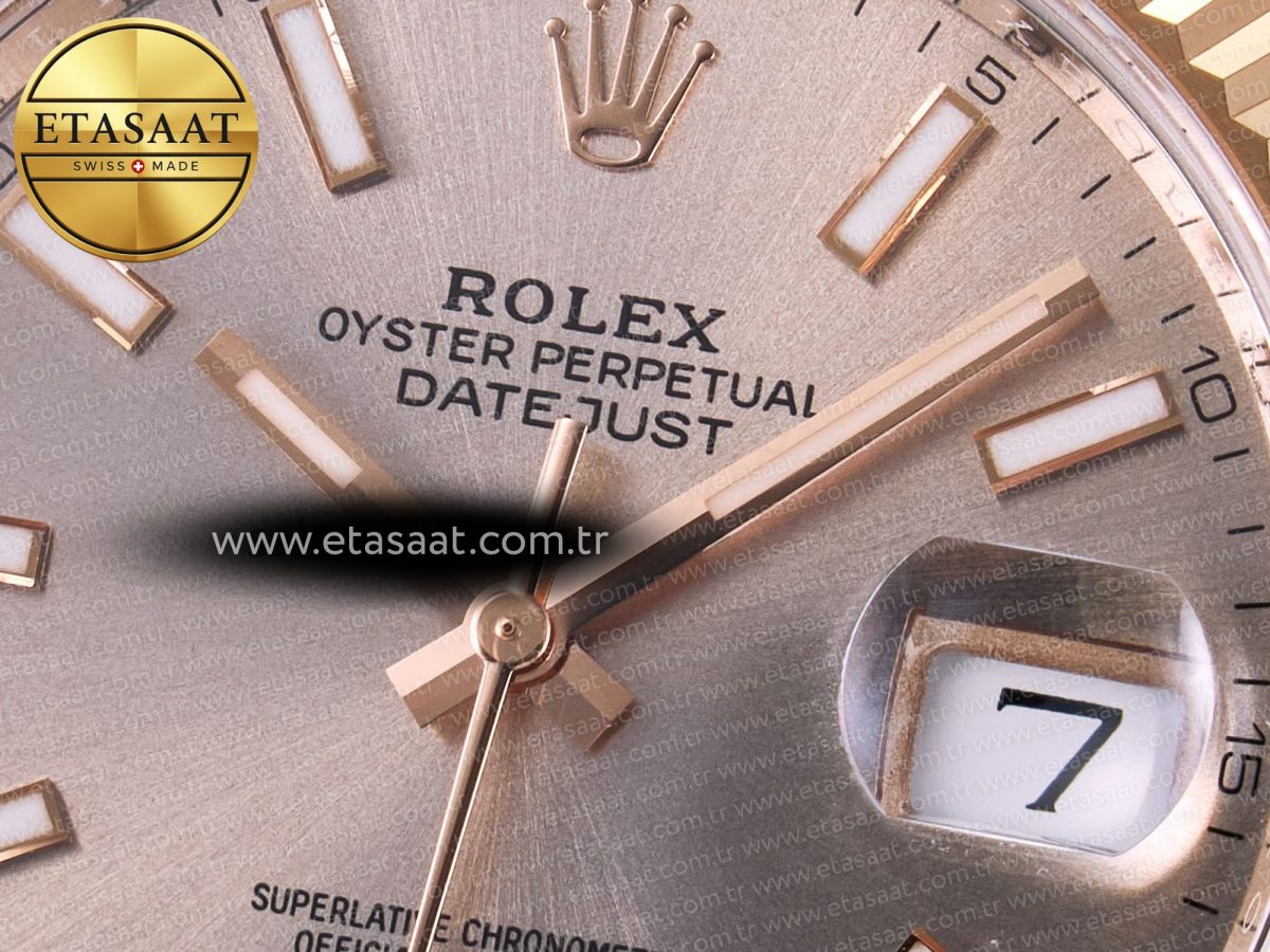 Rolex DateJust 41 126331 ARF 1:1 Best Edition 904L Steel RG Dial on SS/RG Jubilee Bracelet SH3235（Gain Weight） - Görsel 10