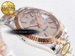 Rolex DateJust 41 126331 ARF 1:1 Best Edition 904L Steel RG Dial on SS/RG Jubilee Bracelet SH3235(Gain Weight) - Görsel 8