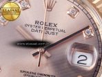 Rolex DateJust 41 126331 ARF 1:1 Best Edition 904L Steel RG Diamonds Dial on SS/RG Jubilee Bracelet SH3235（Gain Weight） - Görsel 11