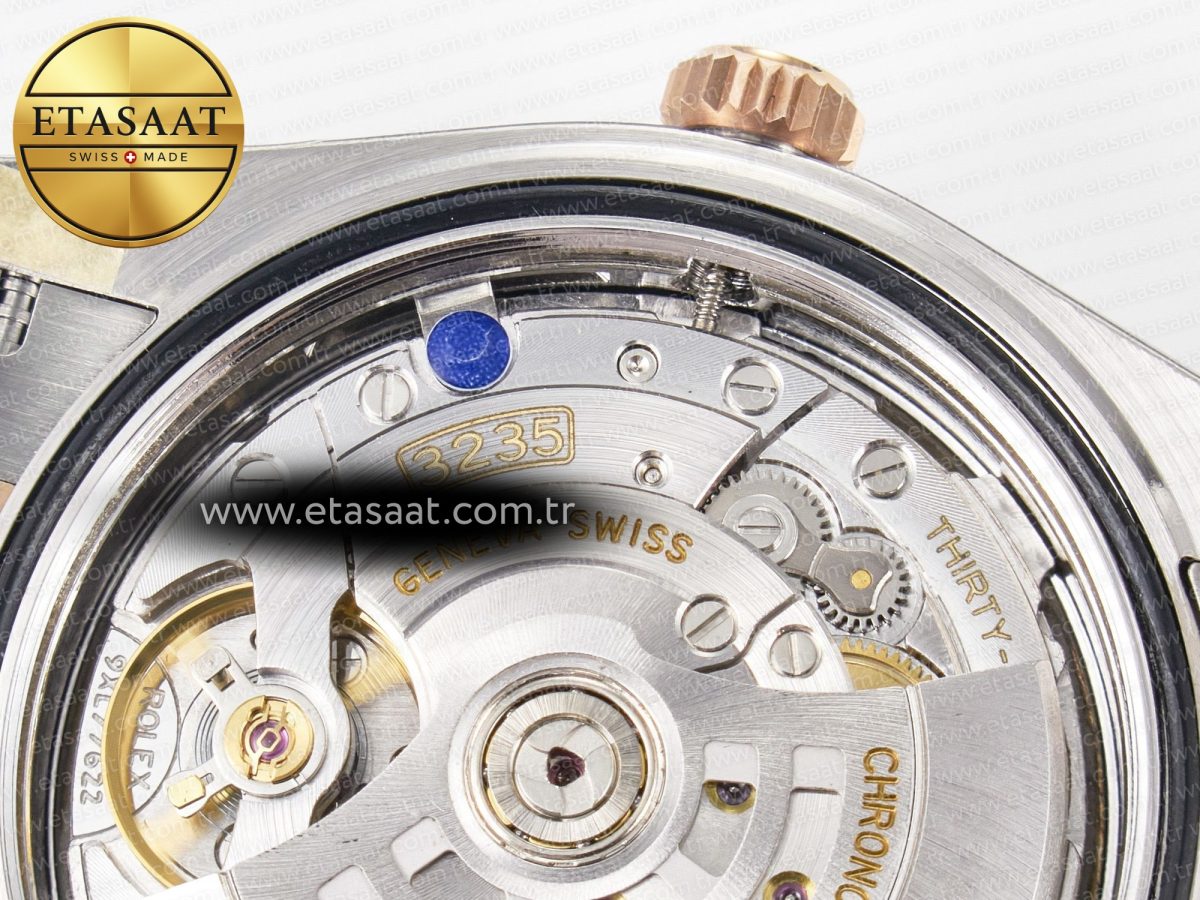 Rolex DateJust 41 126331 ARF 1:1 Best Edition 904L Steel RG Diamonds Dial on SS/RG Jubilee Bracelet SH3235（Gain Weight） - Görsel 23