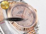Rolex DateJust 41 126331 ARF 1:1 Best Edition 904L Steel RG Diamonds Dial on SS/RG Jubilee Bracelet SH3235（Gain Weight） - Görsel 5