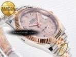 Rolex DateJust 41 126331 ARF 1:1 Best Edition 904L Steel RG Diamonds Dial on SS/RG Jubilee Bracelet SH3235（Gain Weight） - Görsel 7