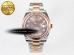 Rolex DateJust 41 126331 ARF 1:1 Best Edition 904L Steel RG Diamonds Dial on SS/RG Oyster Bracelet SH3235(Gain Weight) - Görsel 3