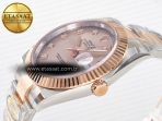 Rolex DateJust 41 126331 ARF 1:1 Best Edition 904L Steel RG Diamonds Dial on SS/RG Oyster Bracelet SH3235(Gain Weight) - Görsel 6