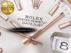 Rolex DateJust 41 126331 ARF 1:1 Best Edition 904L Steel Silver Dial on SS/RG Jubilee Bracelet SH3235(Gain Weight) - Görsel 11