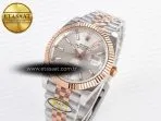 Rolex DateJust 41 126331 ARF 1:1 Best Edition 904L Steel Silver Dial on SS/RG Jubilee Bracelet SH3235（Gain Weight） - Görsel 2