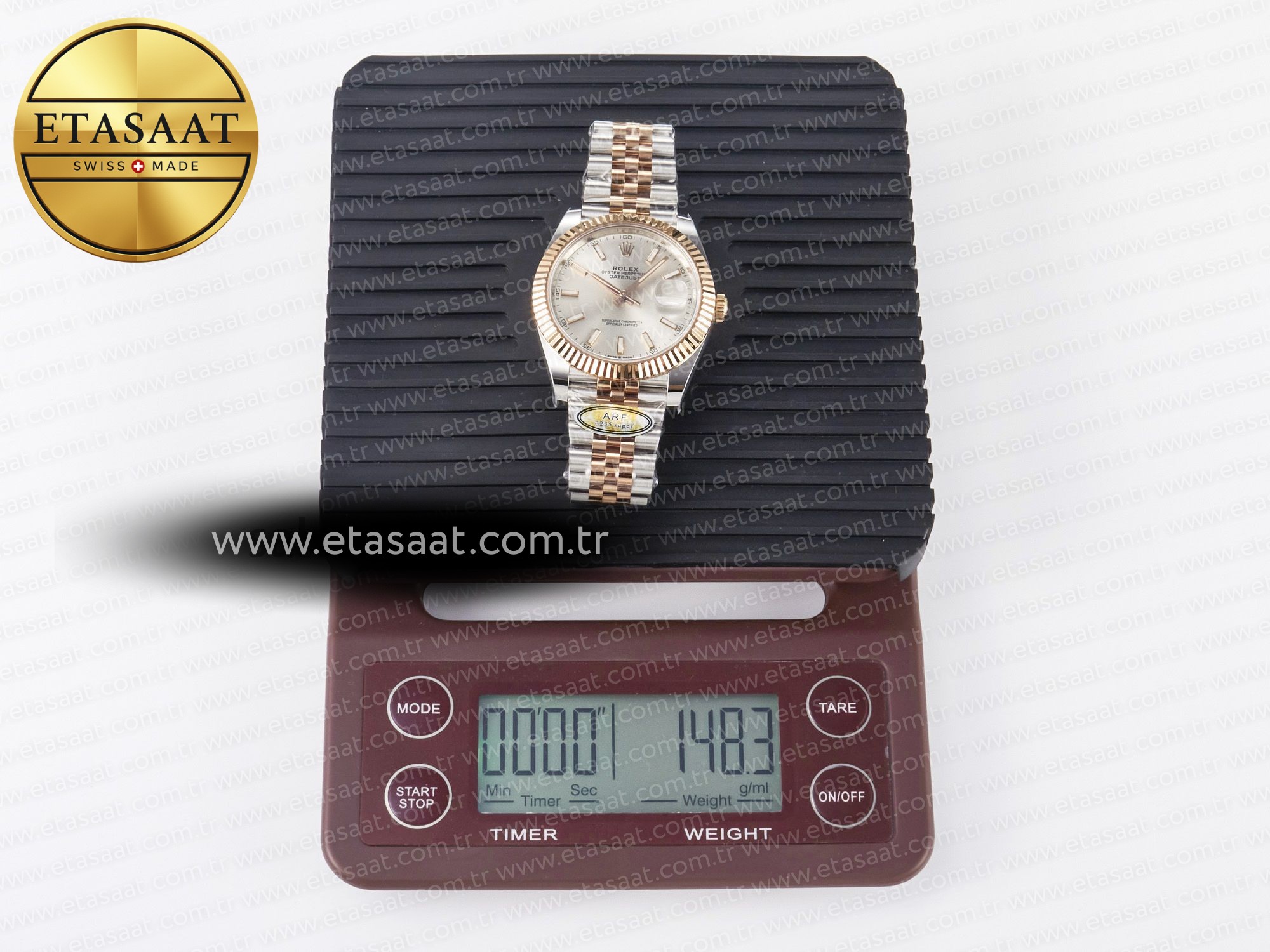 DateJust 41 126331 ARF 1:1 Best Edition 904L Steel Silver Dial on SS/RG Jubilee Bracelet SH3235(Gain Weight) - Resim 35 Rolex DateJust 41 126331 ARF 1:1 Best Edition 904L Steel Silver Dial on SS/RG Jubilee Bracelet SH3235(Gain Weight) - Görsel 35