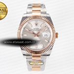 Rolex Datejust 41 126331 ARF Gümüş Kadran Oyster Ağır Kasa Eta Saat - Görsel 3 - 1:1 Süper Klon Saat