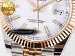 Rolex DateJust 41 126331 ARF 1:1 Best Edition 904L Steel White Dial on SS/RG Jubilee Bracelet SH3235(Gain Weight) - Görsel 13
