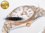 Rolex DateJust 41 126331 ARF 1:1 Best Edition 904L Steel White Dial on SS/RG Jubilee Bracelet SH3235(Gain Weight) - Görsel 6