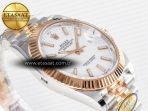 Rolex DateJust 41 126331 ARF 1:1 Best Edition 904L Steel White Dial on SS/RG Jubilee Bracelet SH3235(Gain Weight) - Görsel 7