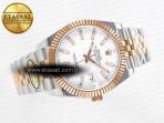 Rolex DateJust 41 126331 ARF 1:1 Best Edition 904L Steel White Dial on SS/RG Jubilee Bracelet SH3235(Gain Weight) - Görsel 8