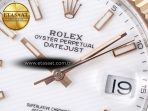 Rolex DateJust 41 126331 ARF 1:1 Best Edition 904L Steel White Dial on SS/RG Oyster Bracelet SH3235(Gain Weight) - Görsel 11