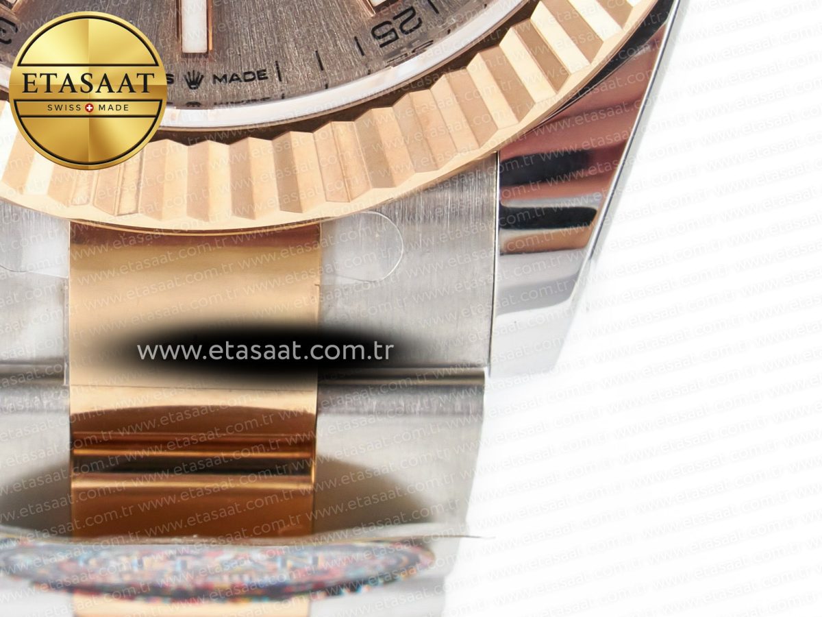Rolex DateJust 41 126331 Clean 904L SS/RG 1:1 Best Edition Champagne Dial on Oyster Bracelet VR3235 - Görsel 13