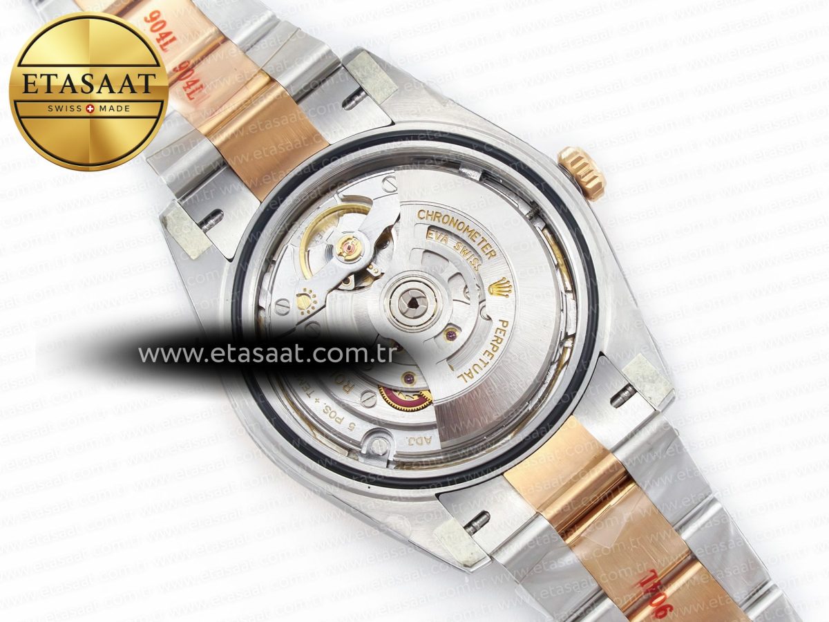 Rolex DateJust 41 126331 Clean 904L SS/RG 1:1 Best Edition Champagne Dial on Oyster Bracelet VR3235 - Görsel 19