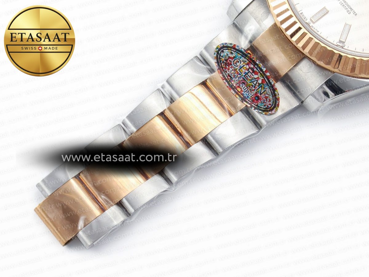 Rolex DateJust 41 126331 Clean 904L SS/RG 1:1 Best Edition Champagne Dial on Oyster Bracelet VR3235 - Görsel 26