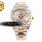 Rolex Datejust 41 126331 Clean Rg Champagne Kadran VR3235 Eta Saat - Görsel 3 - 1:1 Süper Klon Saat