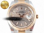 Rolex DateJust 41 126331 Clean 904L SS/RG 1:1 Best Edition Champagne Dial on Oyster Bracelet VR3235 - Görsel 4