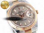 Rolex DateJust 41 126331 Clean 904L SS/RG 1:1 Best Edition Champagne Dial on Oyster Bracelet VR3235 - Görsel 5