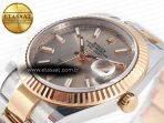 Rolex DateJust 41 126331 Clean 904L SS/RG 1:1 Best Edition Champagne Dial on Oyster Bracelet VR3235 - Görsel 6