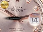 Rolex DateJust 41 126331 Clean 904L SS/RG 1:1 Best Edition Rose Gold Diamond Dial on Oyster Bracelet VR3235 - Görsel 10