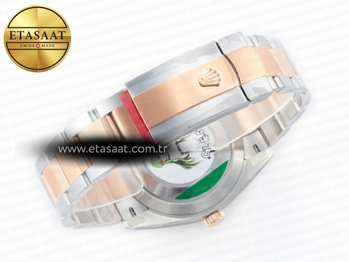 Rolex DateJust 41 126331 Clean 904L SS/RG 1:1 Best Edition Rose Gold Diamond Dial on Oyster Bracelet VR3235 - Görsel 16
