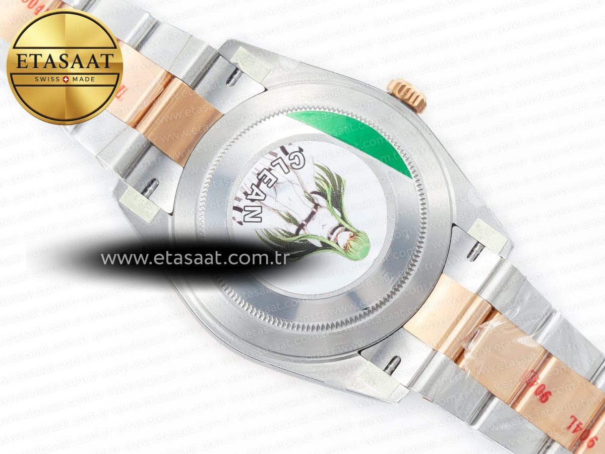Rolex DateJust 41 126331 Clean 904L SS/RG 1:1 Best Edition Rose Gold Diamond Dial on Oyster Bracelet VR3235 - Görsel 17