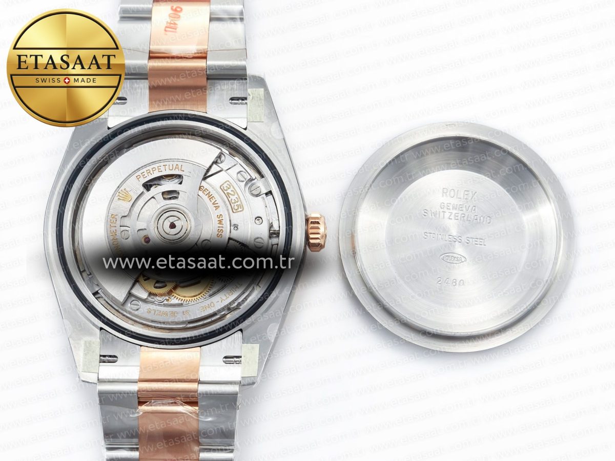 Rolex DateJust 41 126331 Clean 904L SS/RG 1:1 Best Edition Rose Gold Diamond Dial on Oyster Bracelet VR3235 - Görsel 18