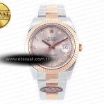 Rolex Datejust 41 126331 Clean Rg Pembe Altın VR3235 Eta Saat - Görsel 3 - 1:1 Süper Klon Saat