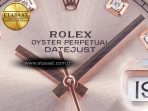 Rolex DateJust 41 126331 Clean 904L SS/RG 1:1 Best Edition Rose Gold Diamond Dial on SS/RG Jubilee Bracelet VR3235 - Görsel 11