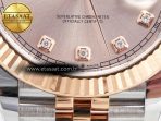Rolex DateJust 41 126331 Clean 904L SS/RG 1:1 Best Edition Rose Gold Diamond Dial on SS/RG Jubilee Bracelet VR3235 - Görsel 13